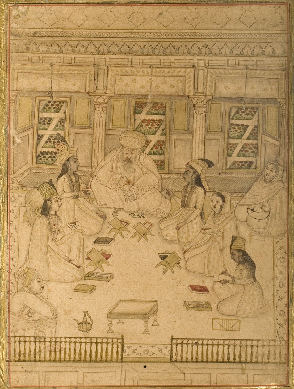 Manuskript av Gulistan of Sadi, 1787 av Persian School