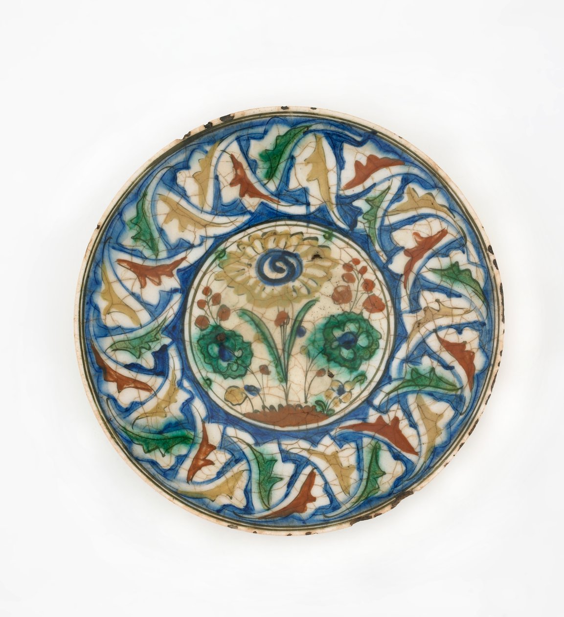 Plate, Iran, Safavid-periode, slutten av 1500-begynnelsen av 1600-tallet (keramikk) av Persian School