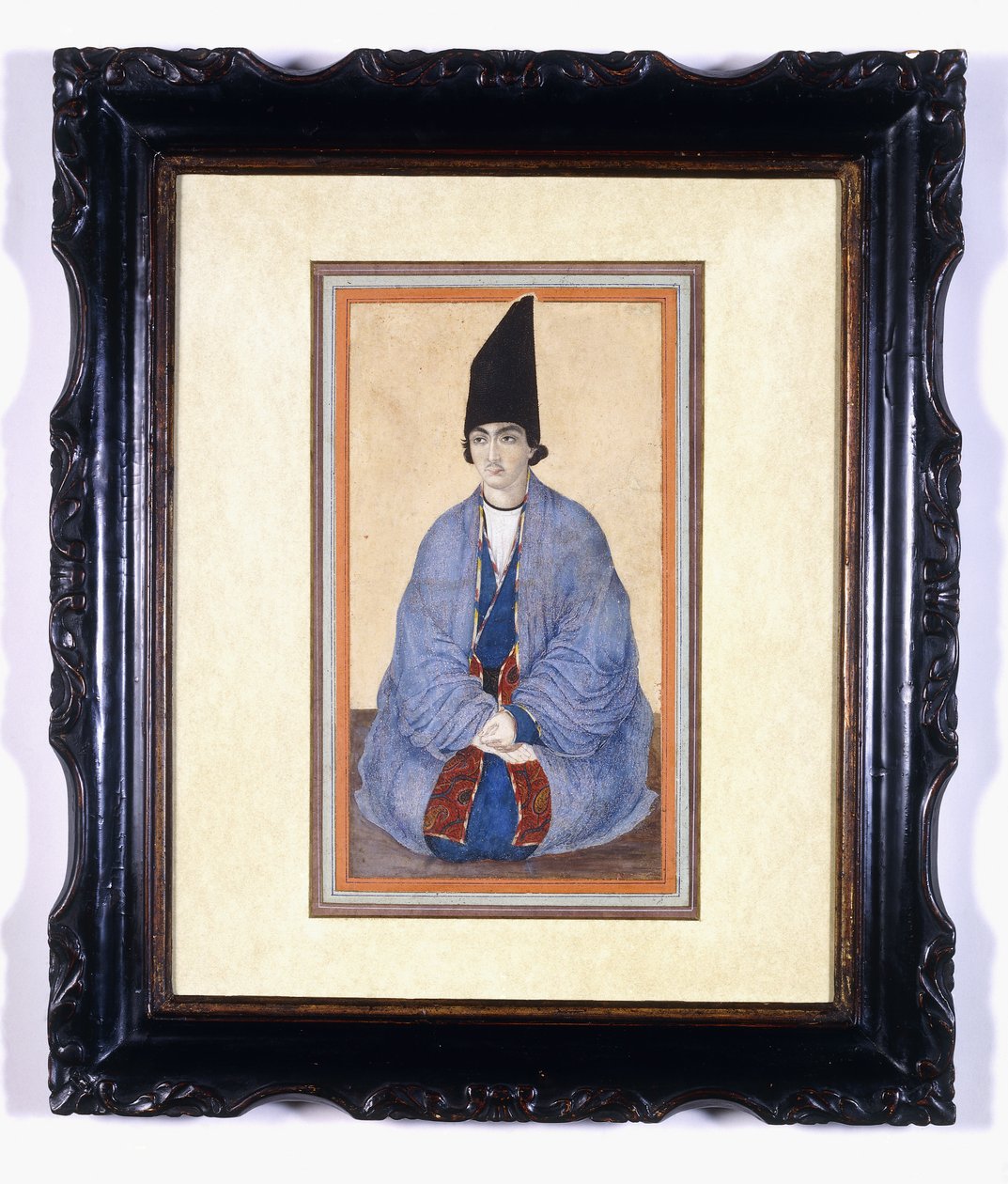 Portrett av en ung Qajar-prins, ca. 1850 av Persian School