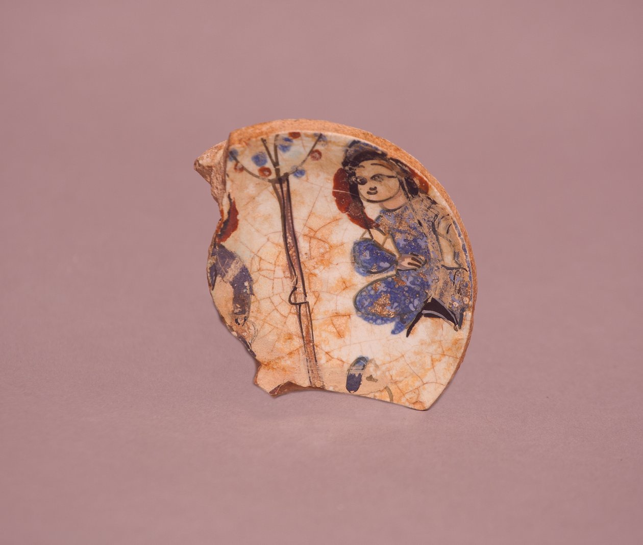Keramikkfragment (keramikk) av Persian School