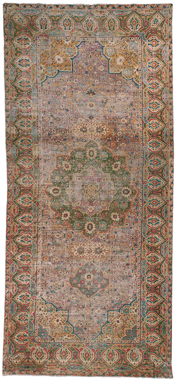 Tabriz medaljongteppe, Nordvest-Persia, midten av 1500-tallet av Persian School