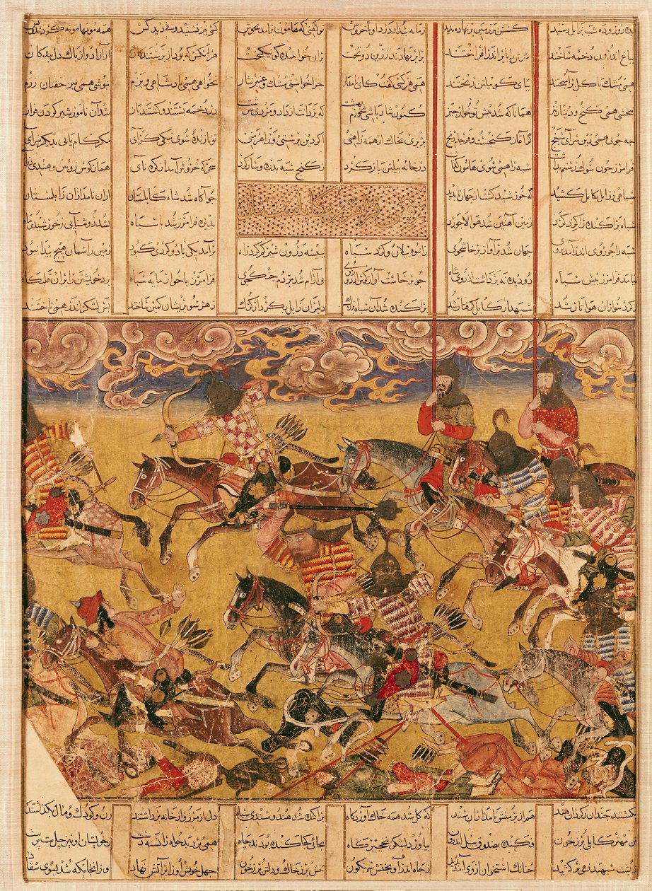 The Charge of the Cavaliers of Faramouz, illustrasjon fra 