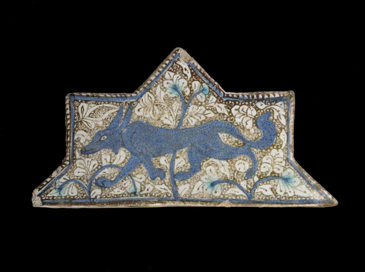 Tile, Iran, Il-Khanid-dynastiet, slutten av 1200-tallet - begynnelsen av 1300-tallet (keramikk) av Persian School