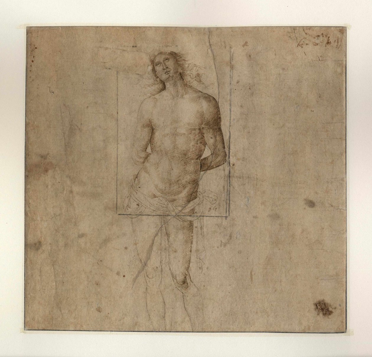 Saint Sebastian, ca. 1500. av Perugino