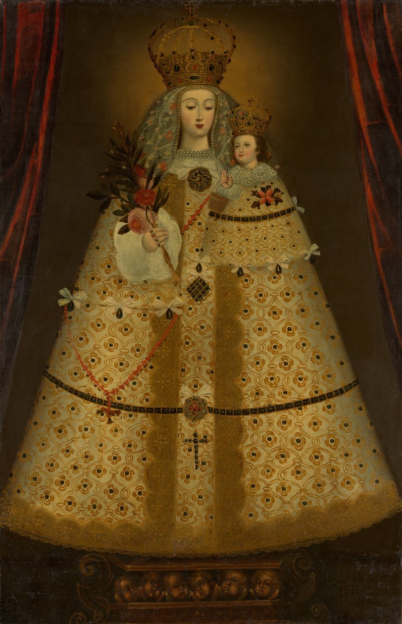 Vår Frue av Guápulo, 1700-tallet. av Peruvian