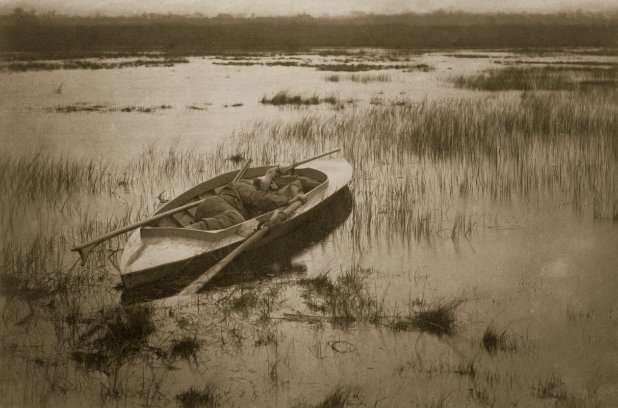Gunner Waking up the Fowl, Life and Landscape on the Norfolk Broads, ca. 1886 av Peter Emerson und Thomas Goodall