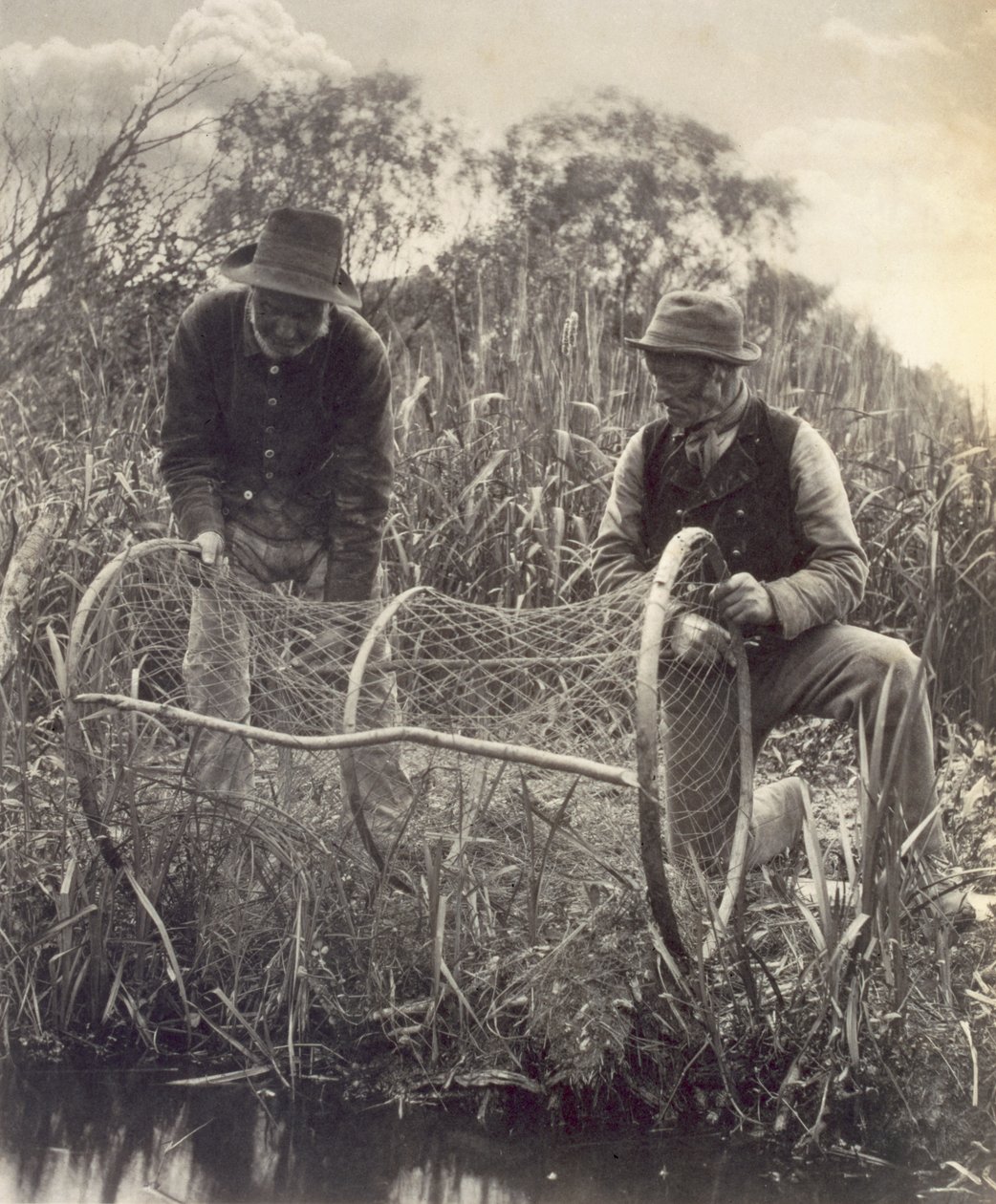 Setter baugnettet, livet og landskapet på Norfolk Broads, ca. 1886, av Peter Emerson und Thomas Goodall