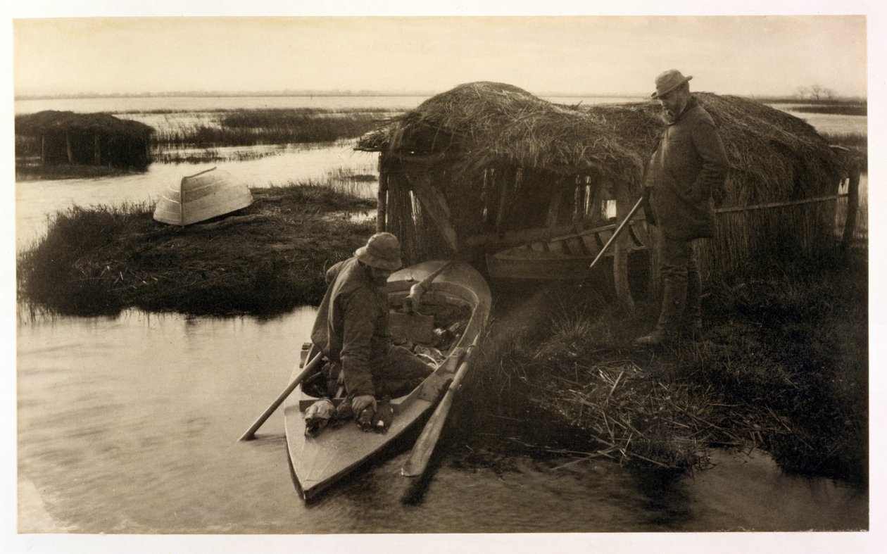 The Fowler Returns, Life and Landscape on the Norfolk Broads, ca. 1886 av Peter Emerson und Thomas Goodall