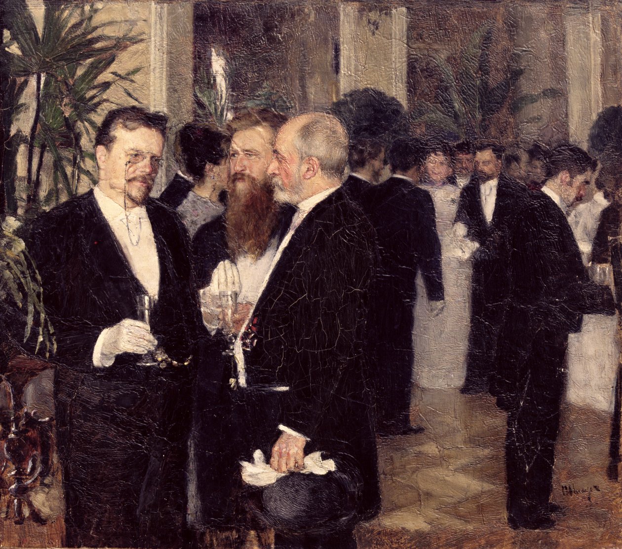 Ved ballet, 1900 av Peter Alexandrovich Nilus