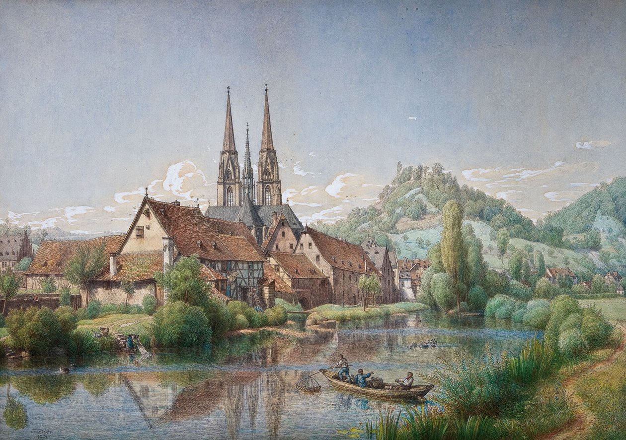 Utsikt over Marburg av Peter Becker