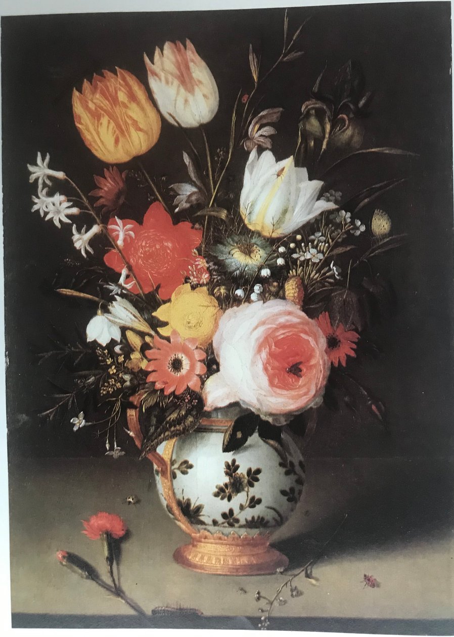 Blomster i en Wan-Li vase av Peter Binoit