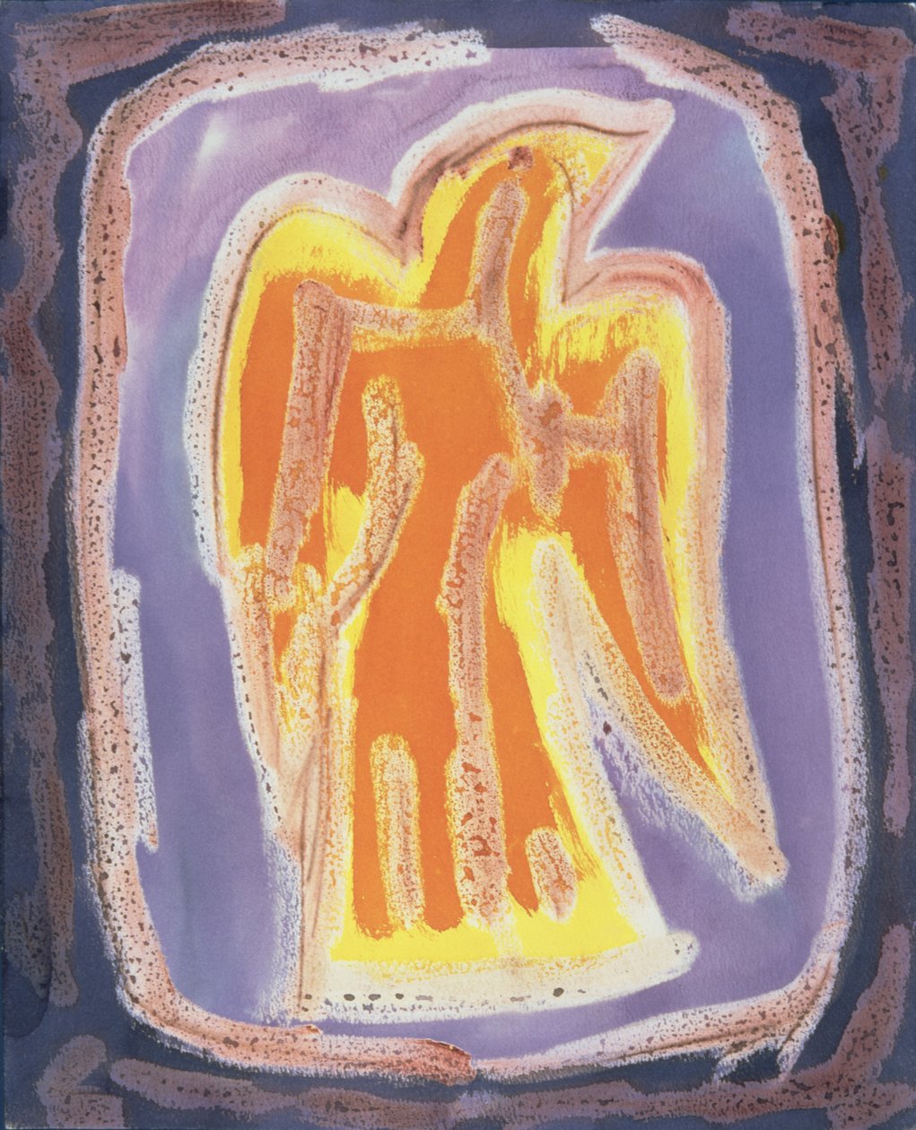 Vedlagt skjema, 1990 (blandet media på papir) av Peter Davidson