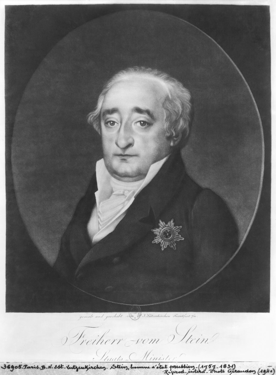 Baron Karl von Stein av Peter Joseph Lutzenkirchen