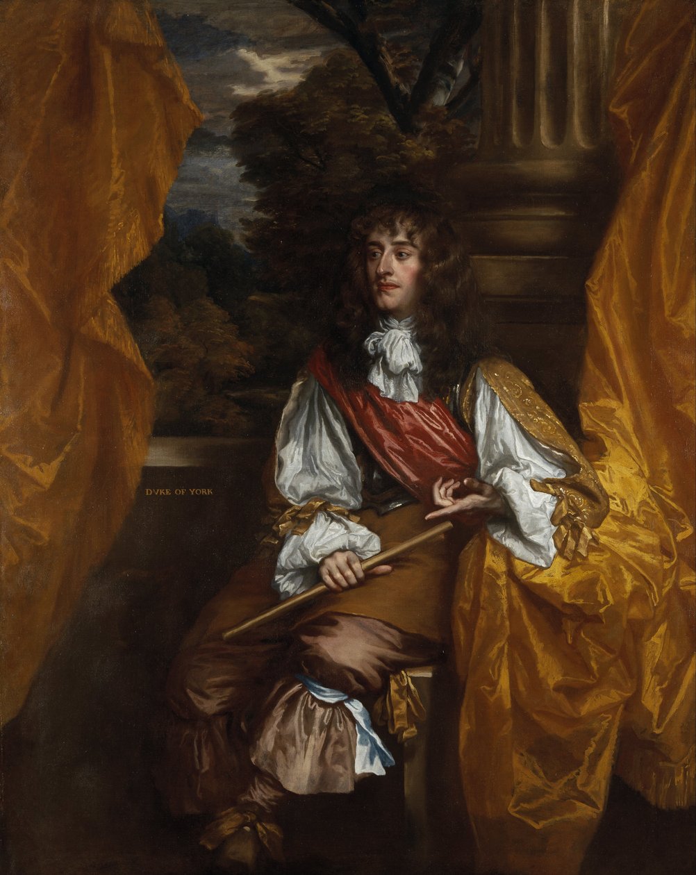 James VII og II, da hertugen av York, 1633 - 1701 av Peter Lely