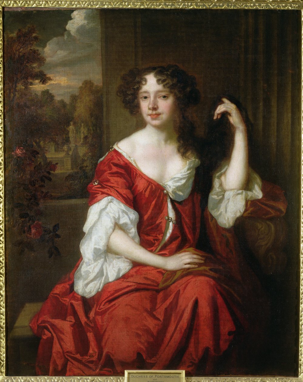 Louise de Kerouaille (1649–1734) hertuginne av Portsmouth og Aubigny av Peter Lely