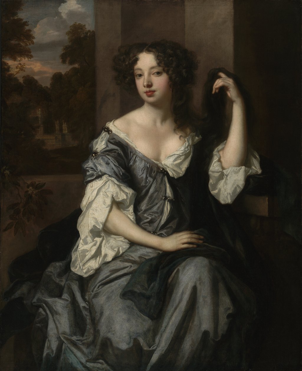 Portrett av Louise de Keroualle, hertuginne av Portsmouth, ca. 1671-4 av Peter Lely