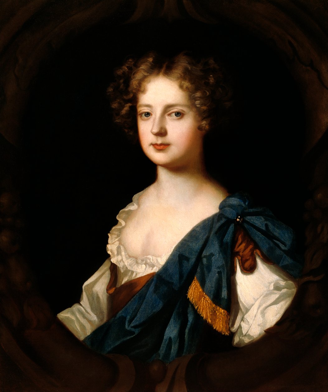 Portrett av Nell Gwynne, ca. 1680 av Peter Lely