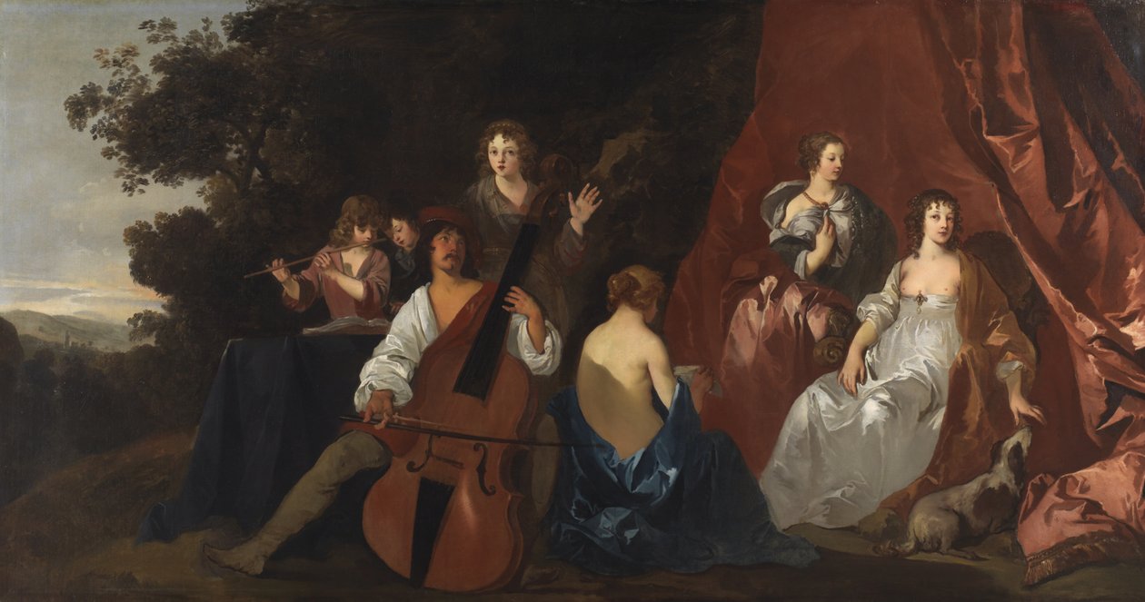 Konserten (Lely og hans familie) 1640-49 av Peter Lely