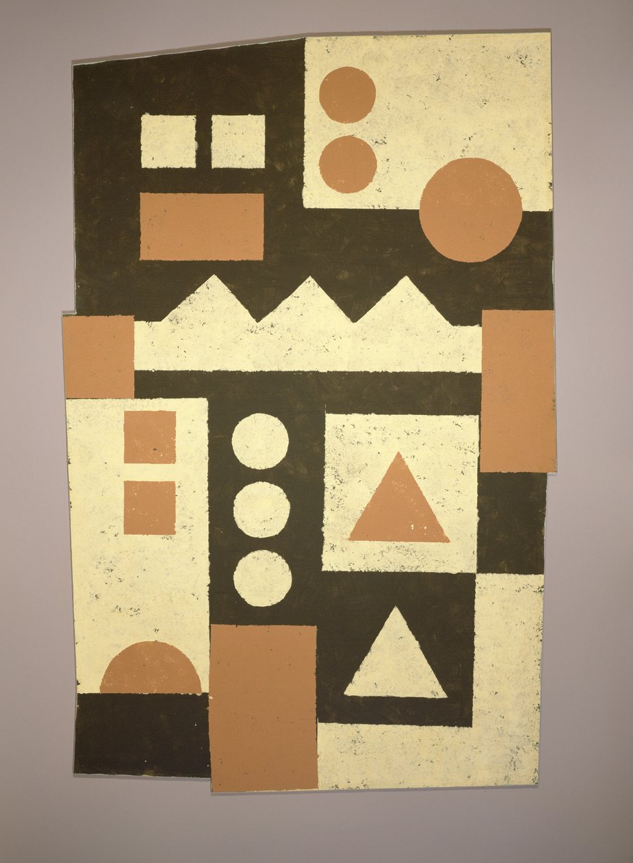 Shield, 1998 (akryl om bord) av Peter McClure