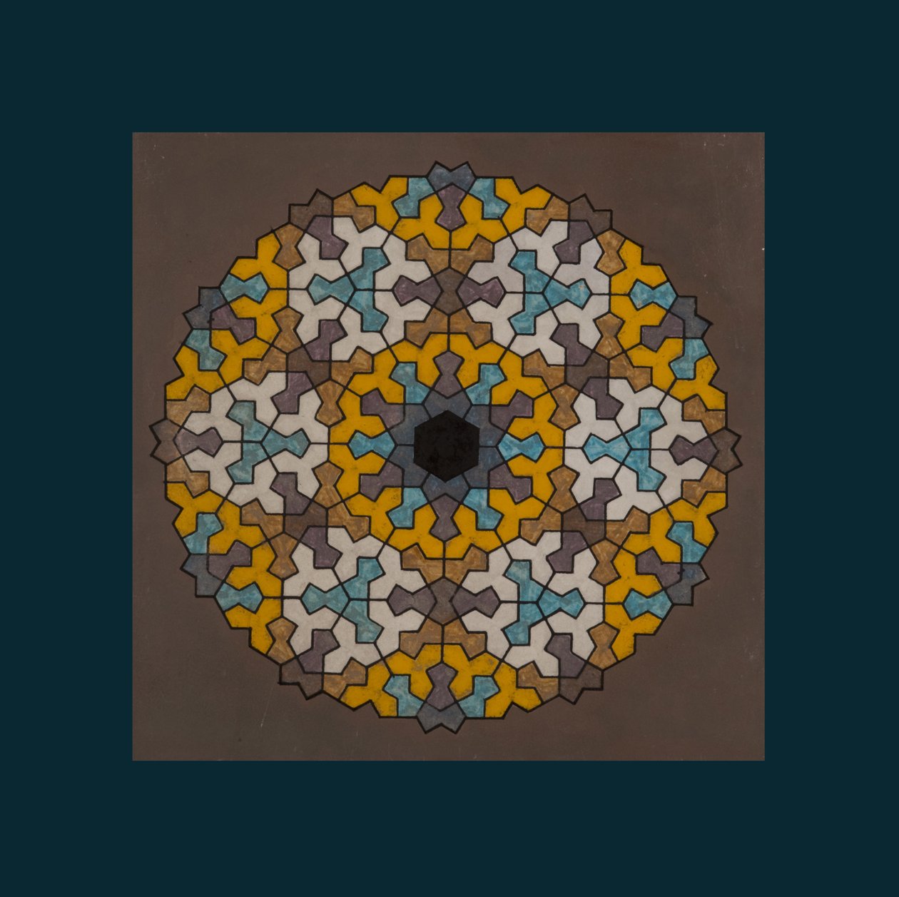 Super Symmetry, 2006 (akryl om bord) av Peter McClure