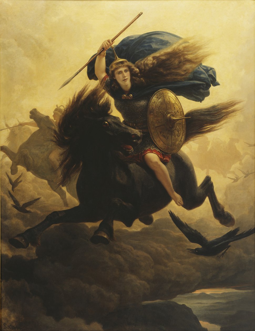 Valkyrie, 1865 av Peter Nicolai Arbo