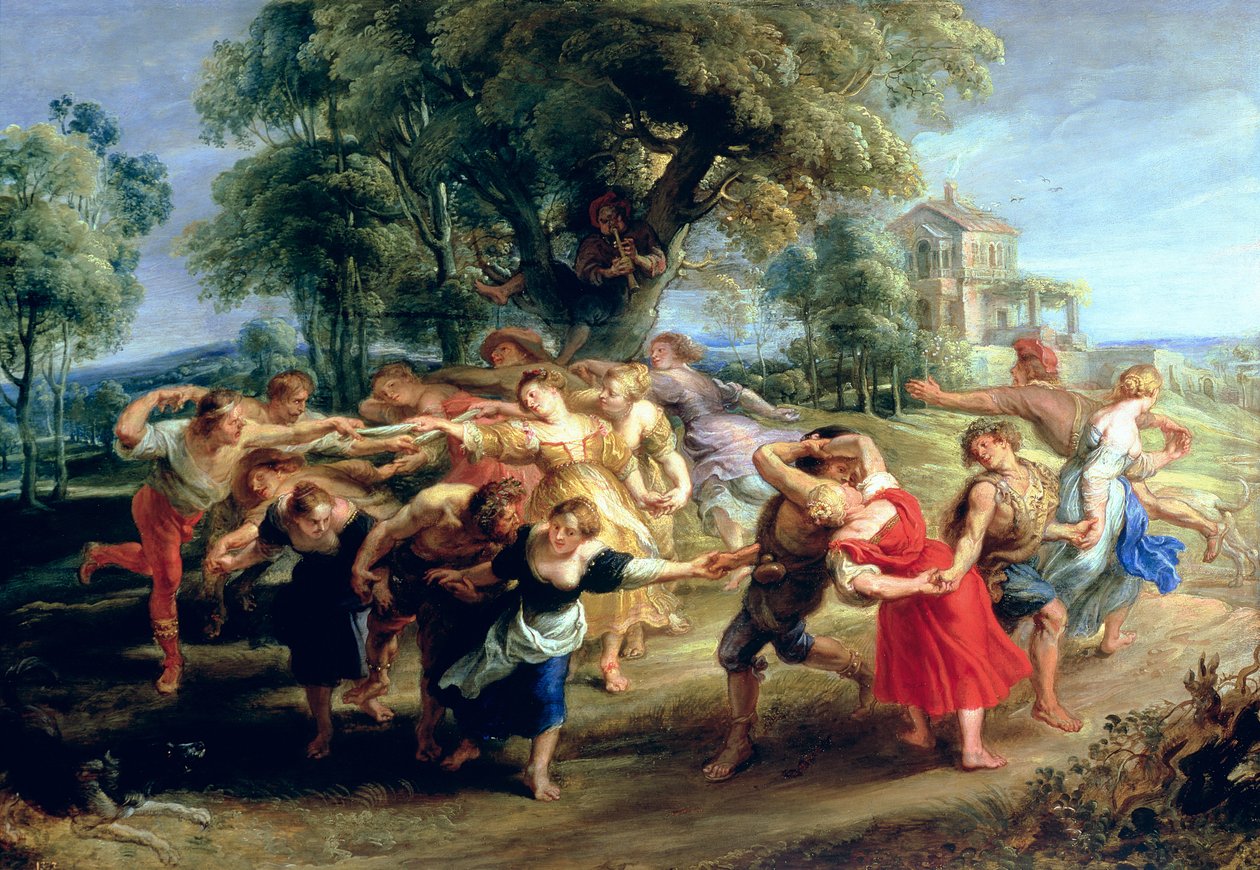 En bondedans, 1636-40 av Peter Paul Rubens