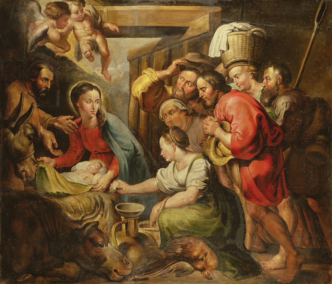 Tilbedelse av hyrdene av Peter Paul Rubens