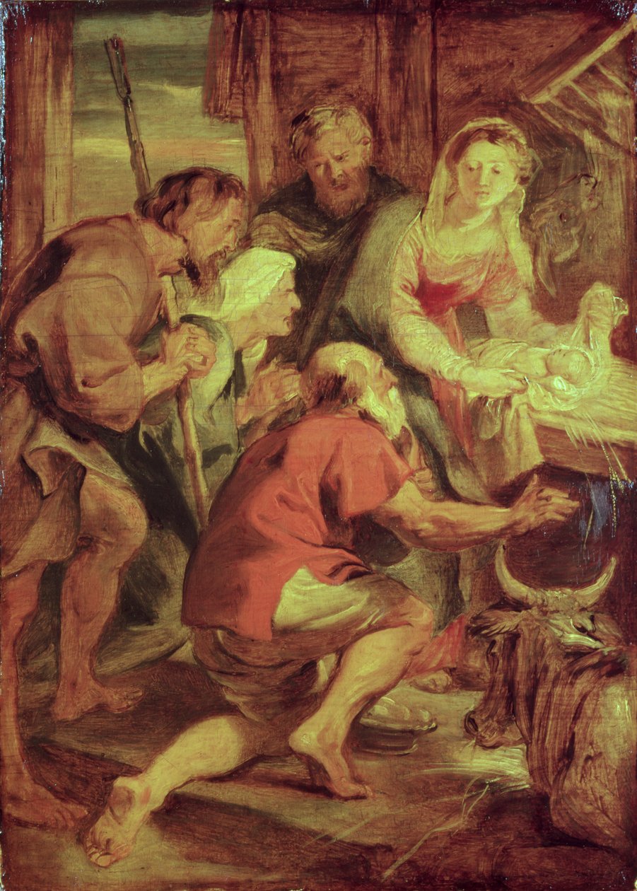 Tilbedelse av hyrdene av Peter Paul Rubens