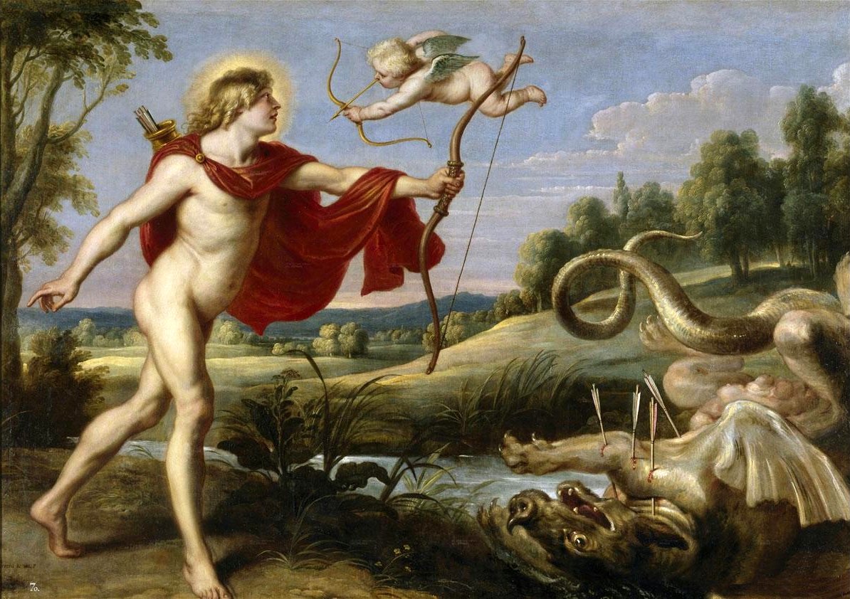 Apollo og Python av Peter Paul Rubens