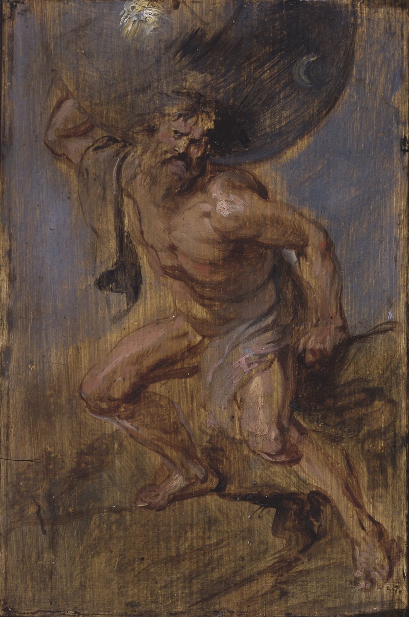 Atlas som støtter himmelen ca. 1637 av Peter Paul Rubens