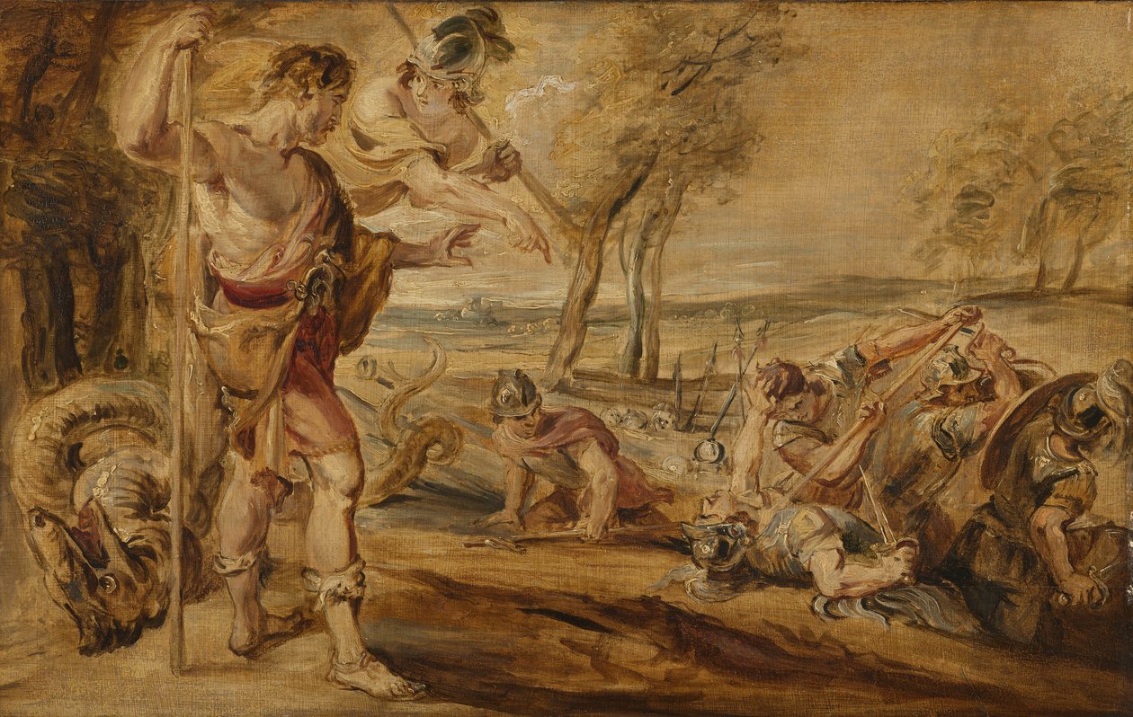 Cadmus sår dragetenner av Peter Paul Rubens
