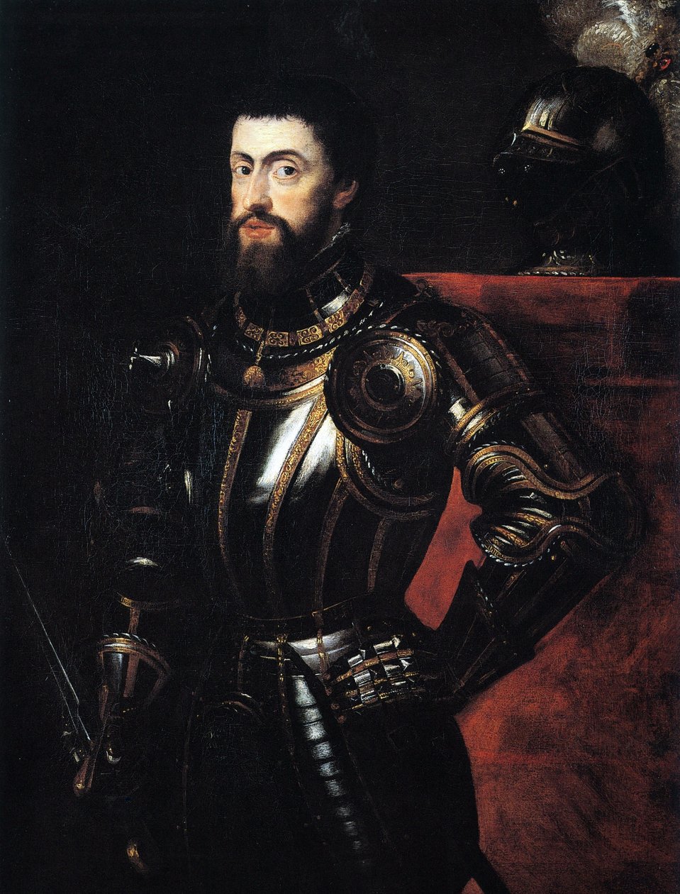 Charles V i rustning av Peter Paul Rubens