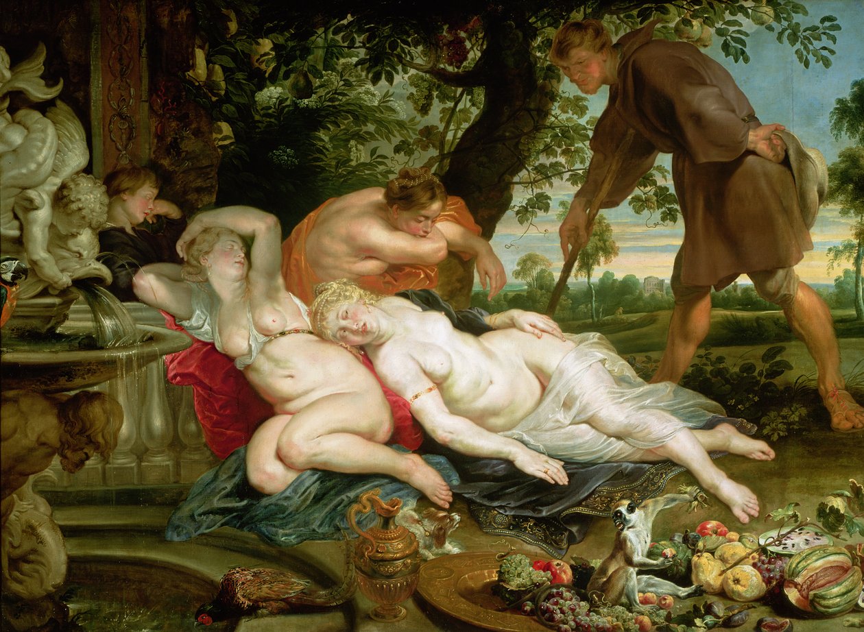 Cimon og Iphigenia, 1617 av Peter Paul Rubens