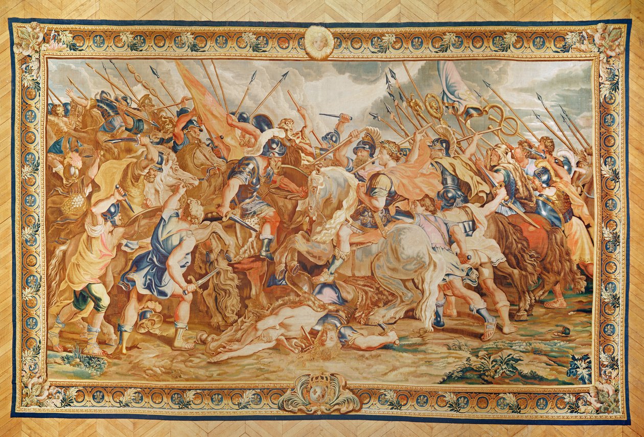 Konstantin i kamp (teppe) av Peter Paul Rubens