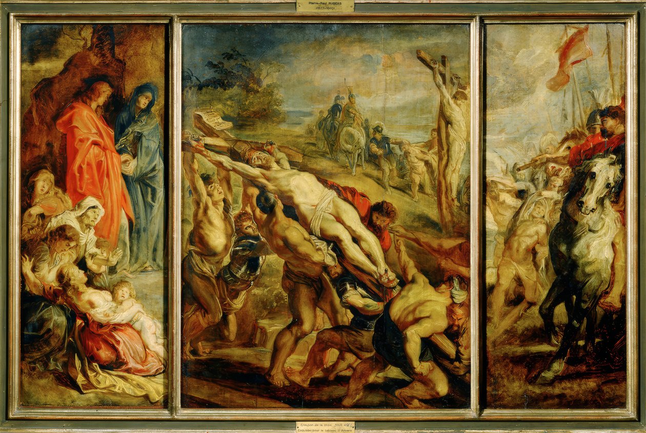 Oppreisningen av korset av Peter Paul Rubens