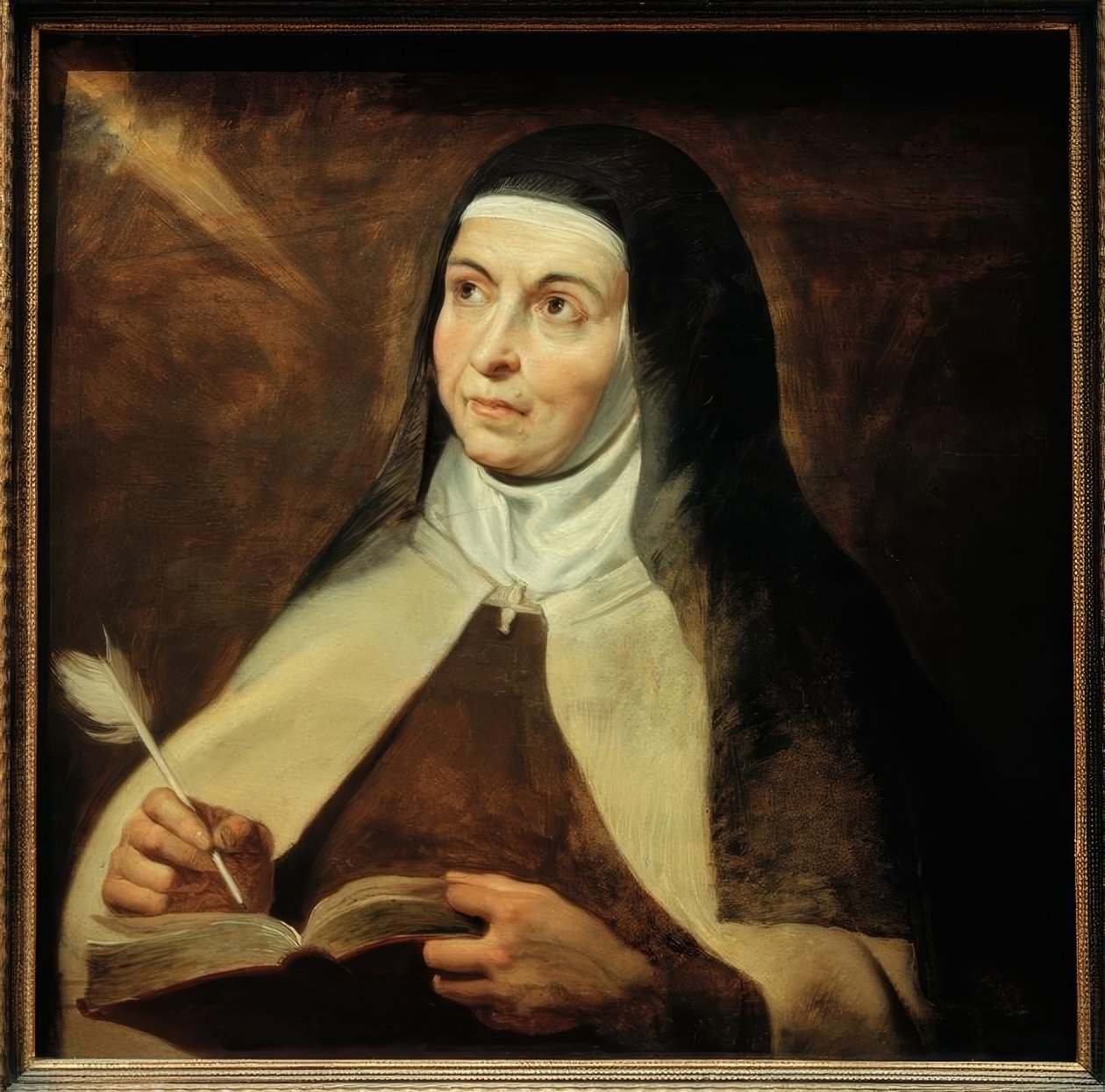 St. Theresa av Avila (1515–1582) av Peter Paul Rubens