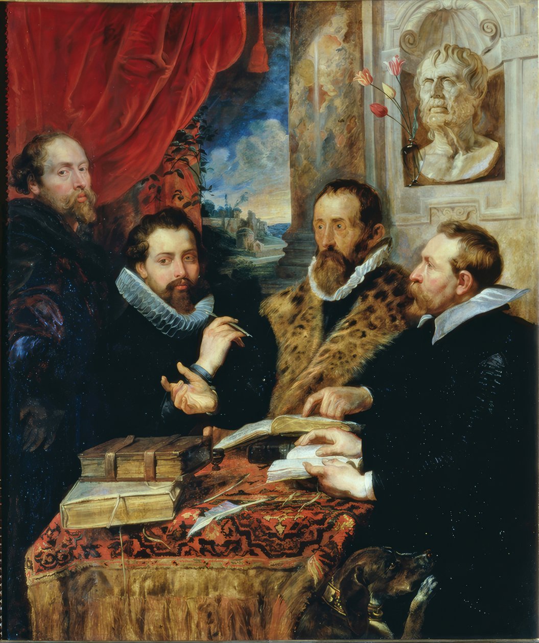 De fire filosofene av Peter Paul Rubens