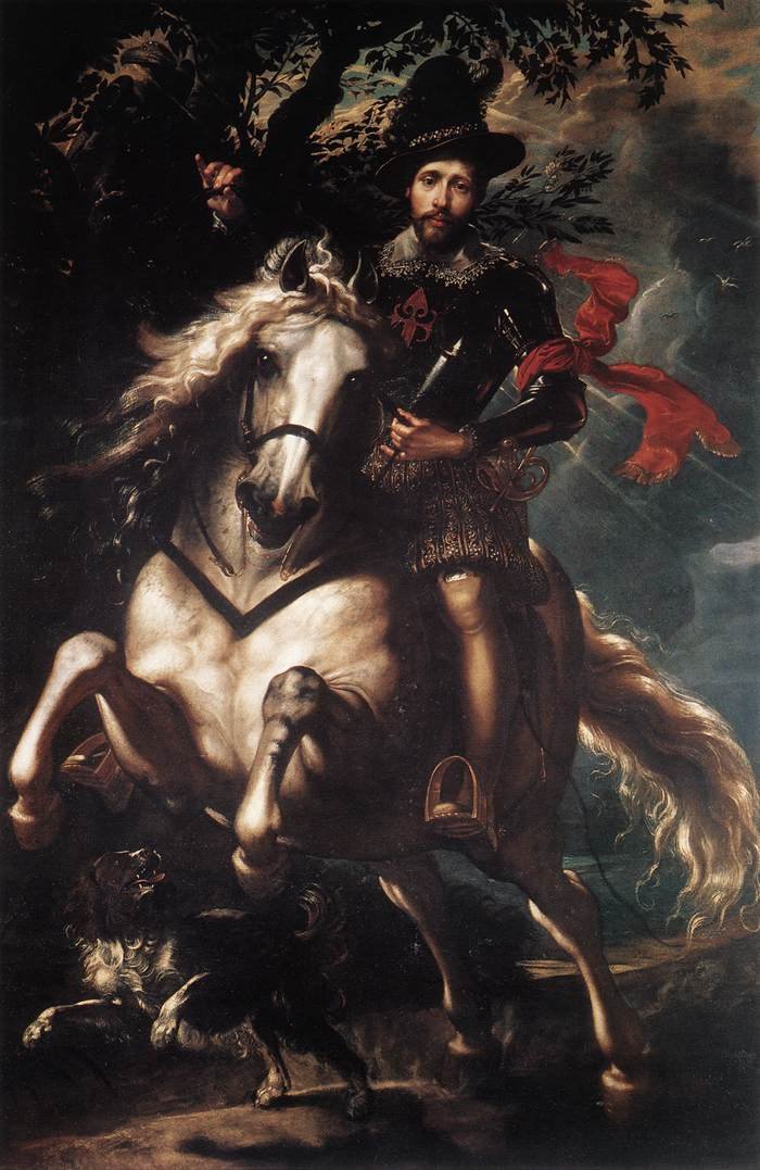Rytterportrett av Giancarlo Doria av Peter Paul Rubens