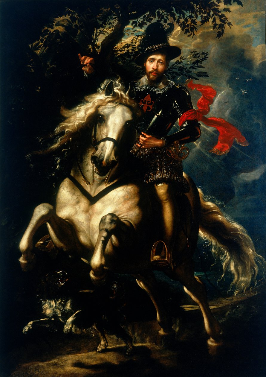 Ridesportrett av Gio Carlo Doria av Peter Paul Rubens