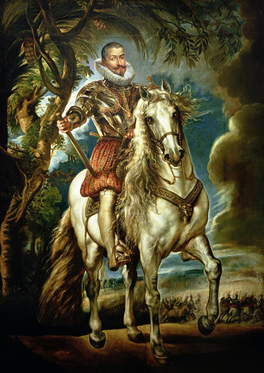Rytterportrett av hertugen av Lerma (1553-1625) 1603 av Peter Paul Rubens