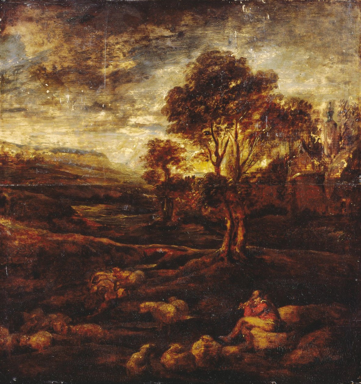Kveldslandskap av Peter Paul Rubens