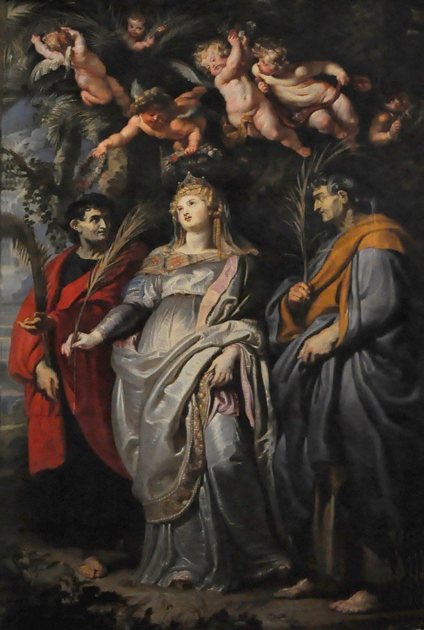 Flavia Domitilla van Terracina av Peter Paul Rubens