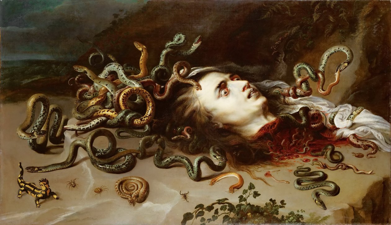 Leder for Medusa av Peter Paul Rubens