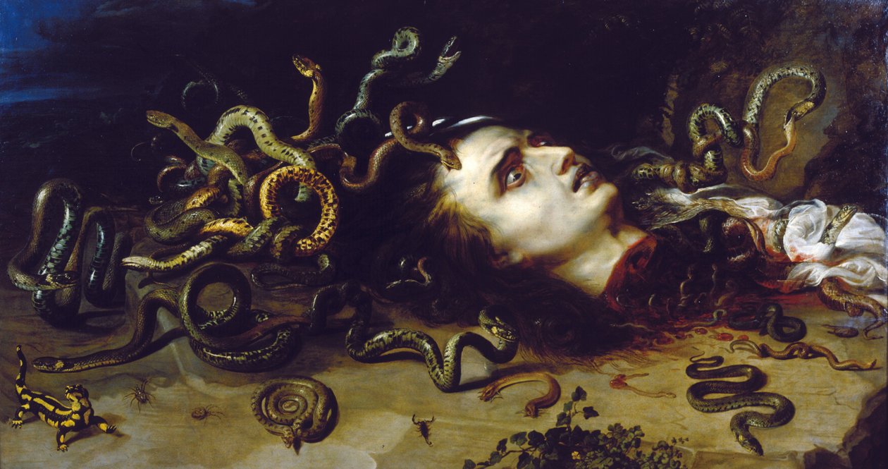 Leder for Medusa av Peter Paul Rubens