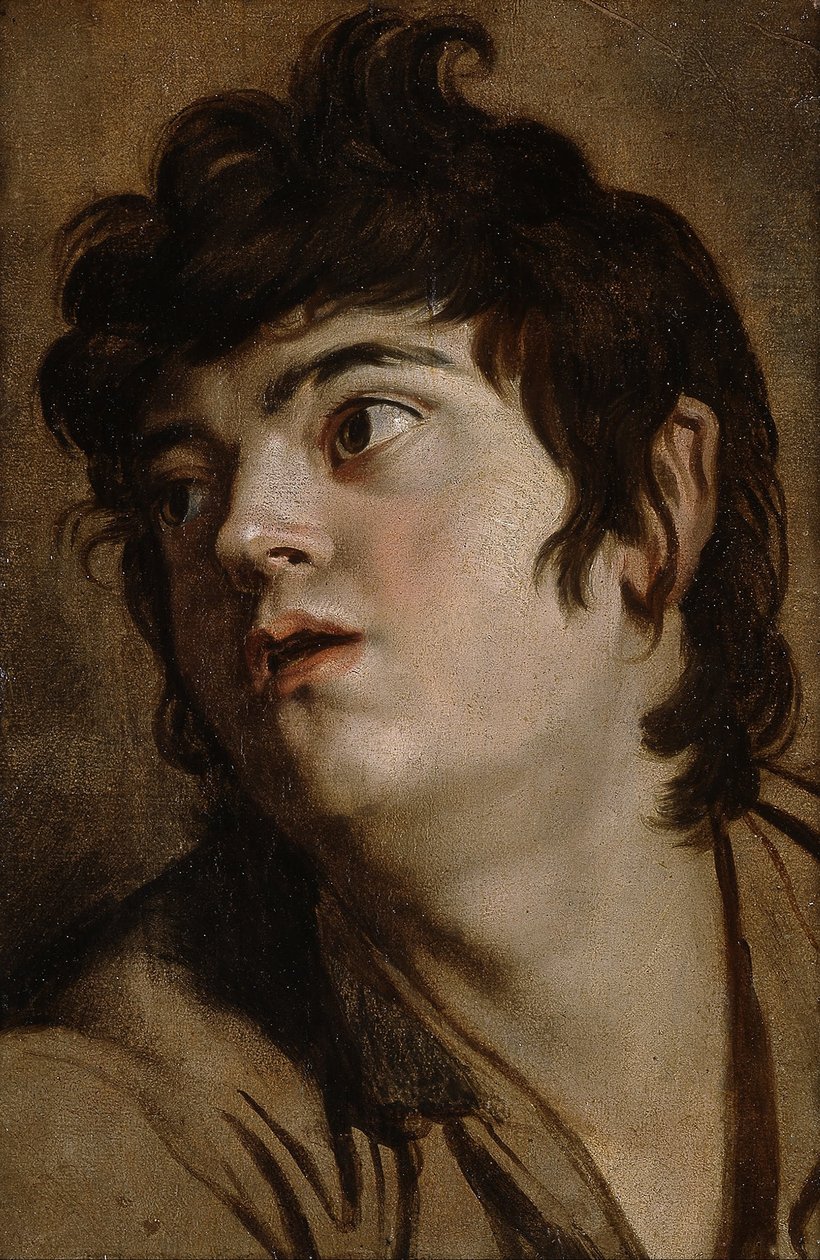 Hodet til en ung mann av Peter Paul Rubens
