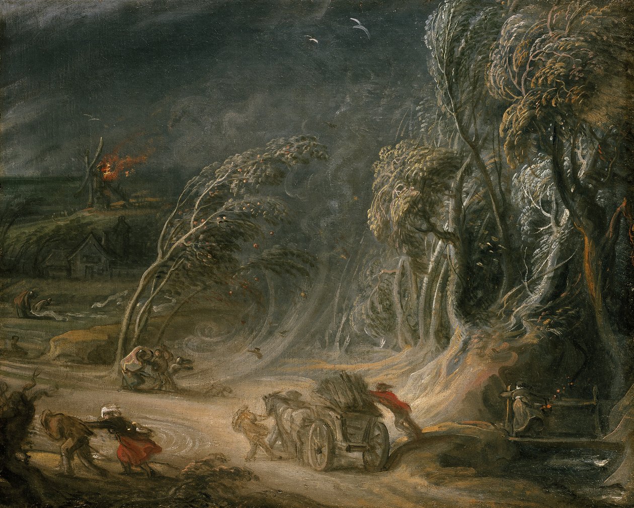 Landskap: En storm av Peter Paul Rubens