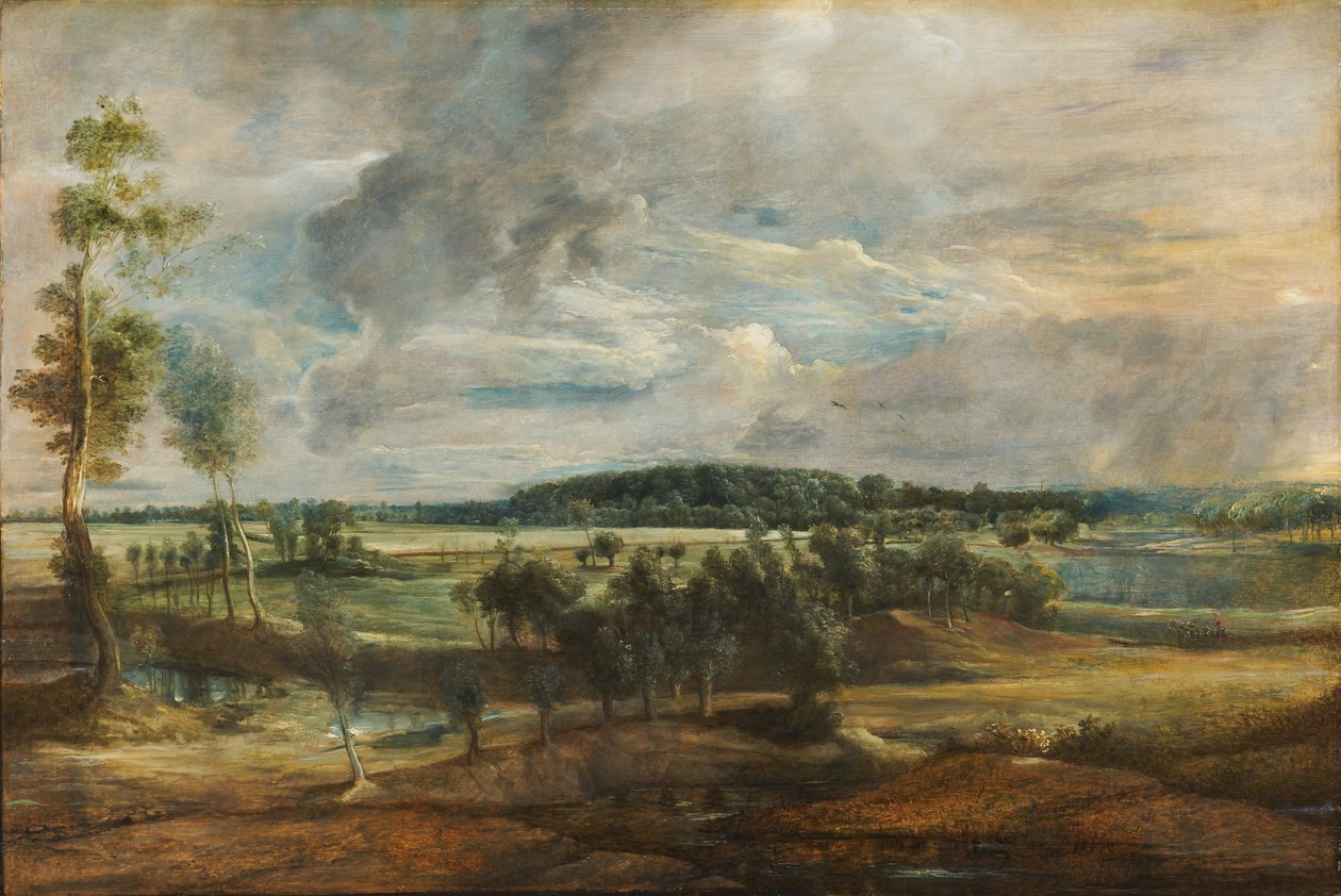 Landskap i Flandern (panel) av Peter Paul Rubens