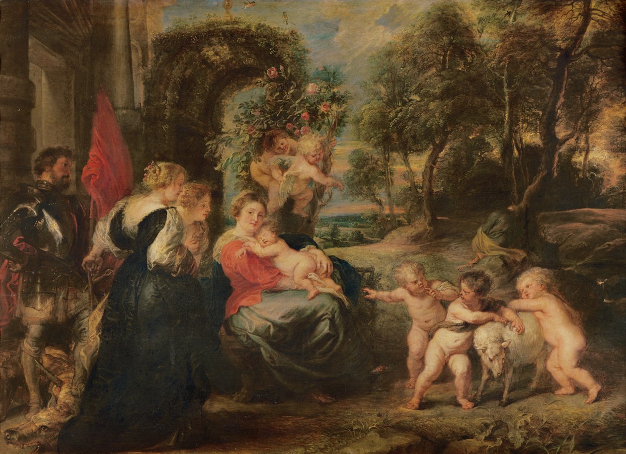 Madonna og barn av Peter Paul Rubens