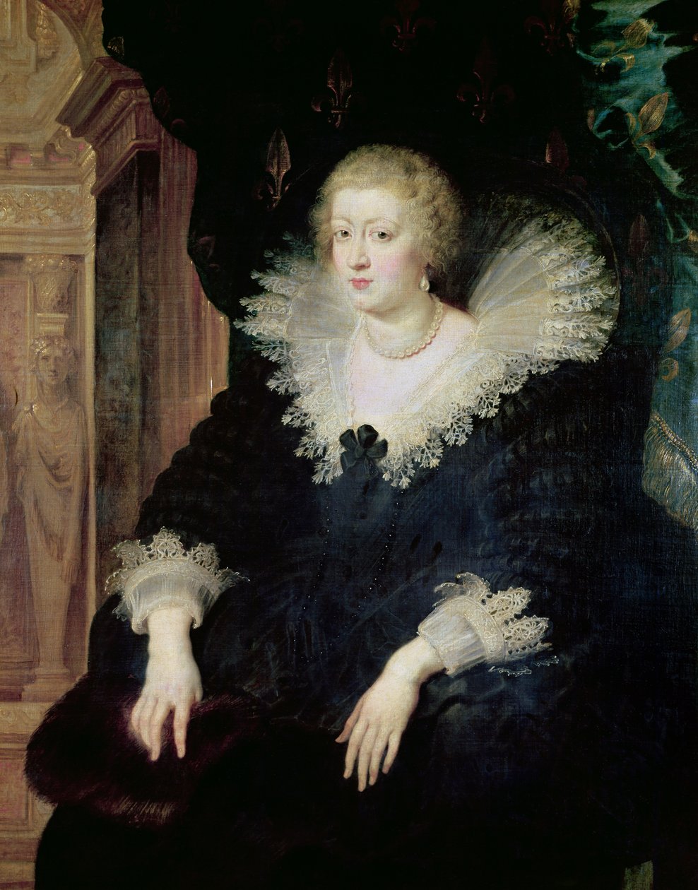 Portrett av Anne av Østerrike (1601-66) ca. 1622 av Peter Paul Rubens