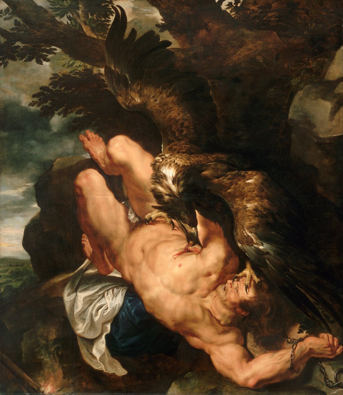 Prometheus bundet av Peter Paul Rubens